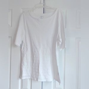 Nice white Pima cotton texture top